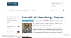 Desktop Screenshot of coellodeportugalabogados.com