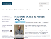 Tablet Screenshot of coellodeportugalabogados.com